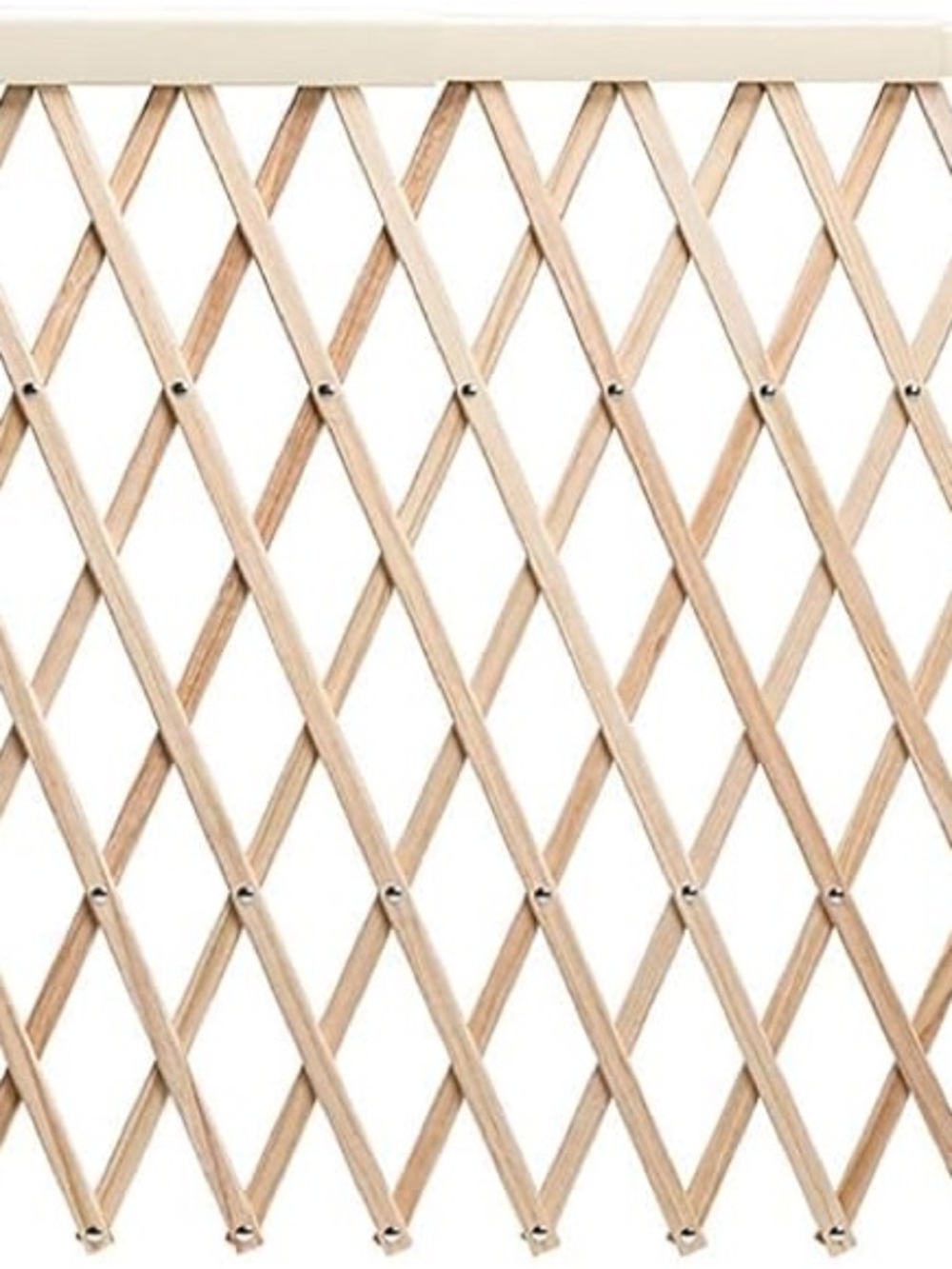 New in Box Wooden Expandable Safety Gate - Natural